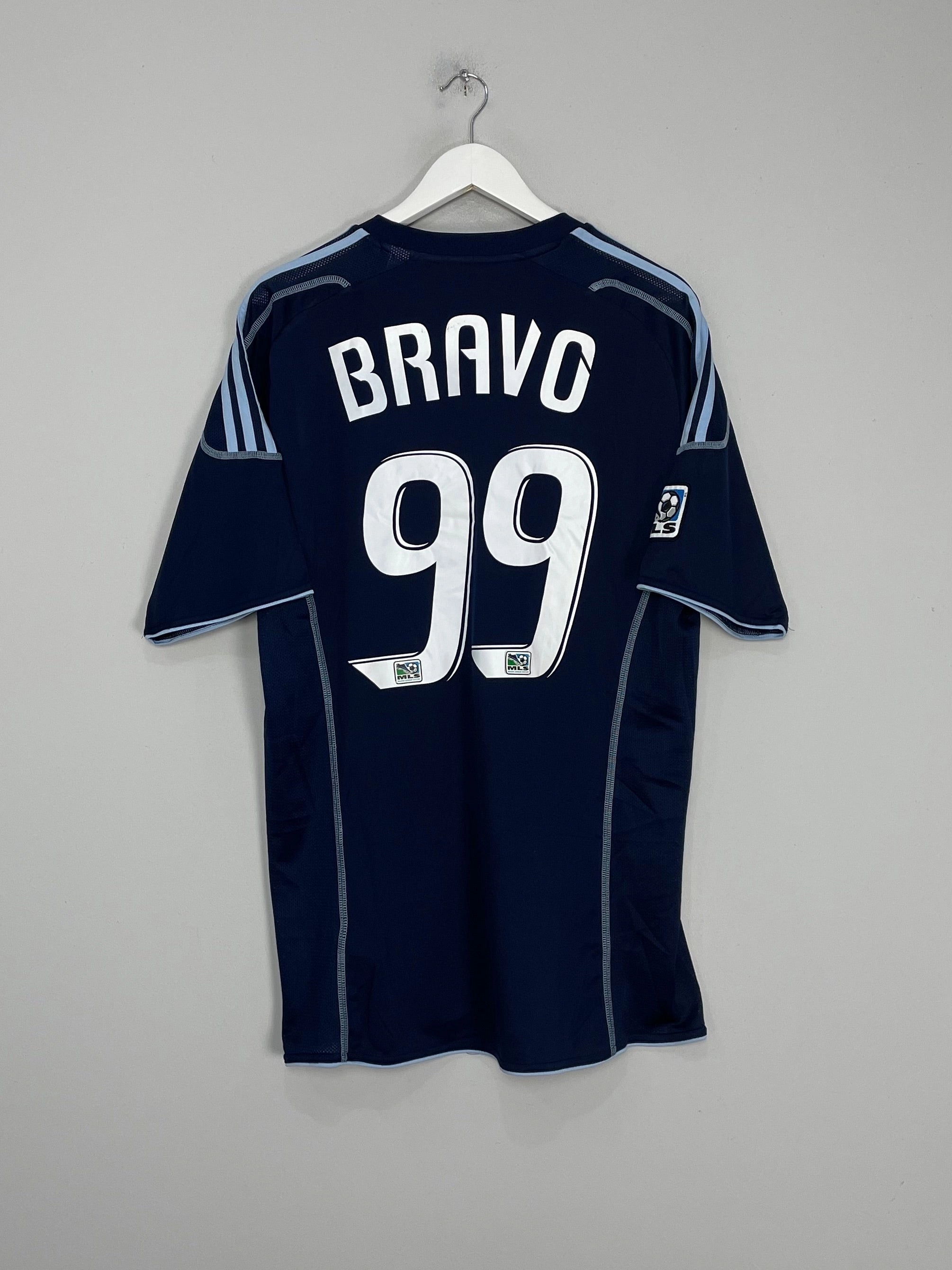 Raglan Sleeve Construction 2012/13 KANSAS CITY BRAVO #99 AWAY SHIRT (L) ADIDAS