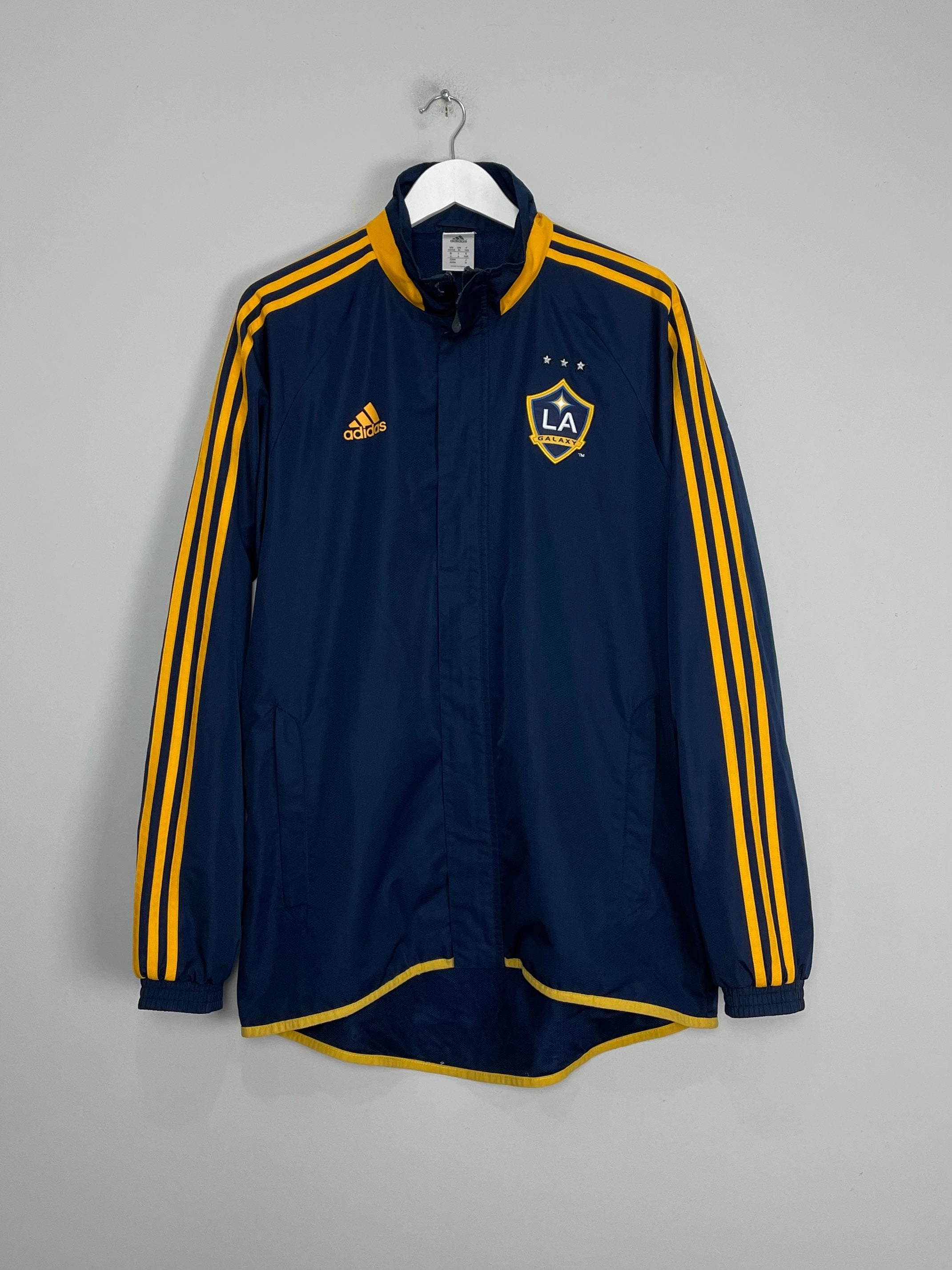 2012/13 LA GALAXY TRACK JACKET (M) ADIDAS Breathable Jersey Material Training Ready