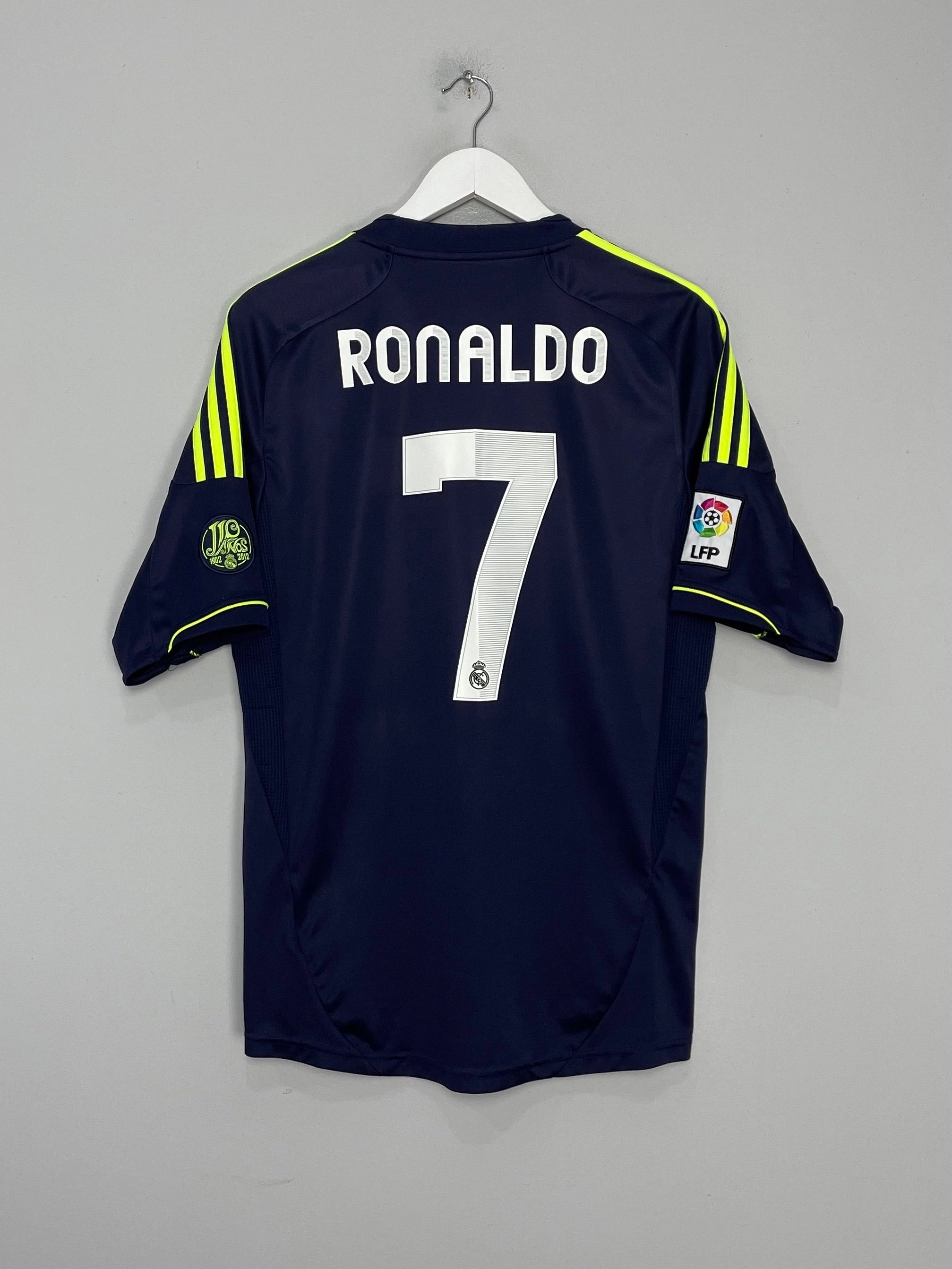2012/13 REAL MADRID RONALDO #7 AWAY SHIRT (L) ADIDAS Clean Finish