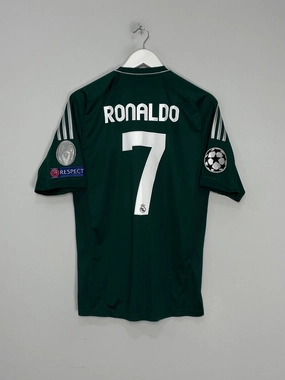 2012/13 REAL MADRID RONALDO #7 C/L THIRD SHIRT (M) ADIDAS Balanced Motion Non Irritating Fabric