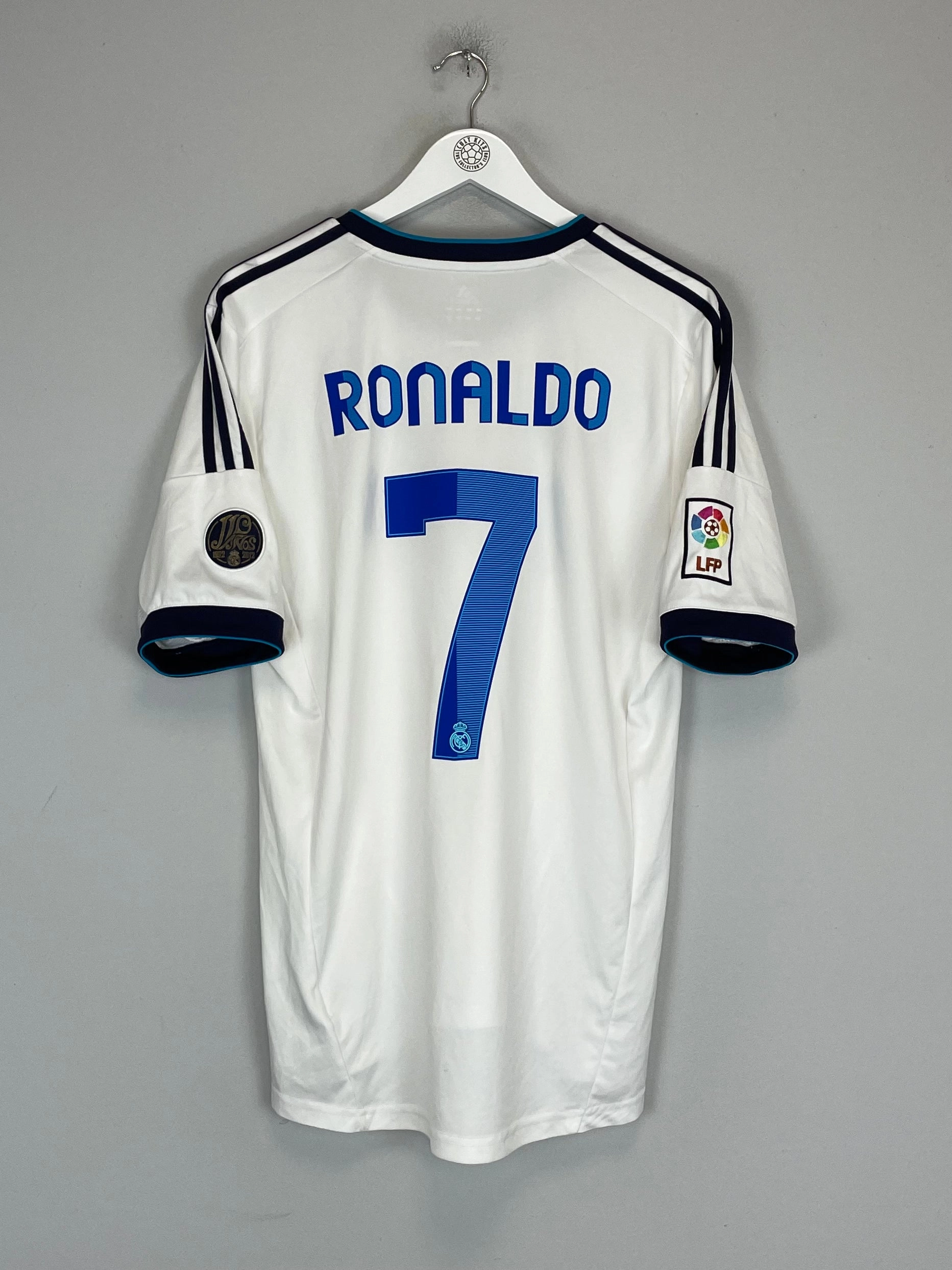 2012/13 REAL MADRID RONALDO #7 HOME SHIRT (L) ADIDAS All Purpose Knit