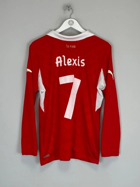 2012/14 CHILE ALEXIS #7 *PLAYER ISSUE* L/S HOME SHIRT (M) PUMA Dynamic Performance Athletic Performance
