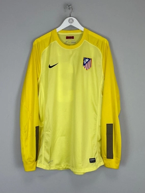 2013/14 ATLETICO MADRID COURTOIS #13 *PLAYER ISSUE* GK SHIRT (XL) NIKE Quick Release Ventilation