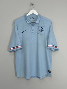 2013/14 FRANCE AWAY SHIRT (XL) NIKE Breath Fit Double Layered Edge Reinforcement