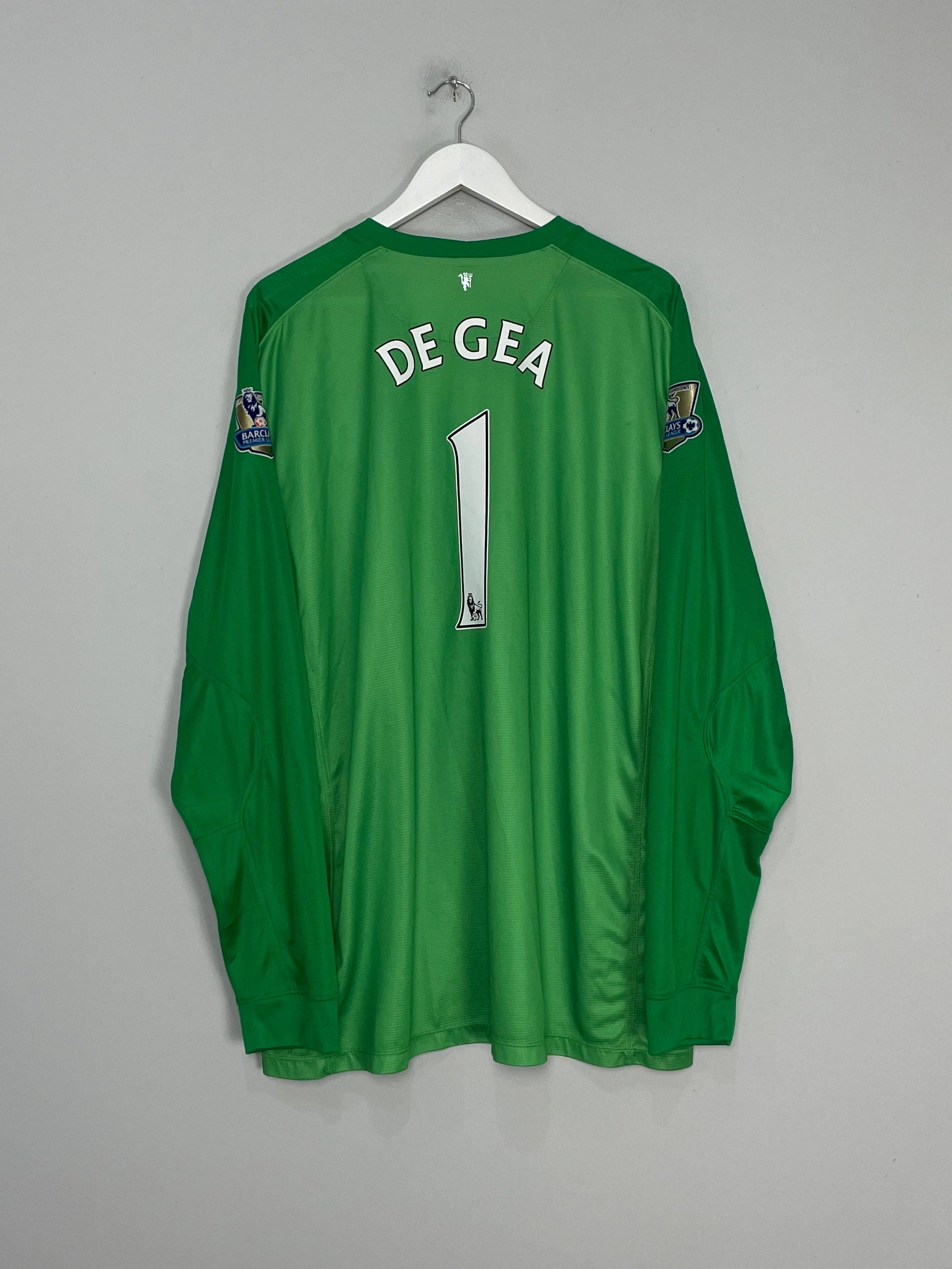 2013/14 MANCHESTER UNITED DE GEA #1 GK SHIRT (XXXL) NIKE Athletic Silicone Grip