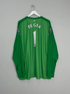 2013/14 MANCHESTER UNITED DE GEA #1 GK SHIRT (XXXL) NIKE Athletic Silicone Grip