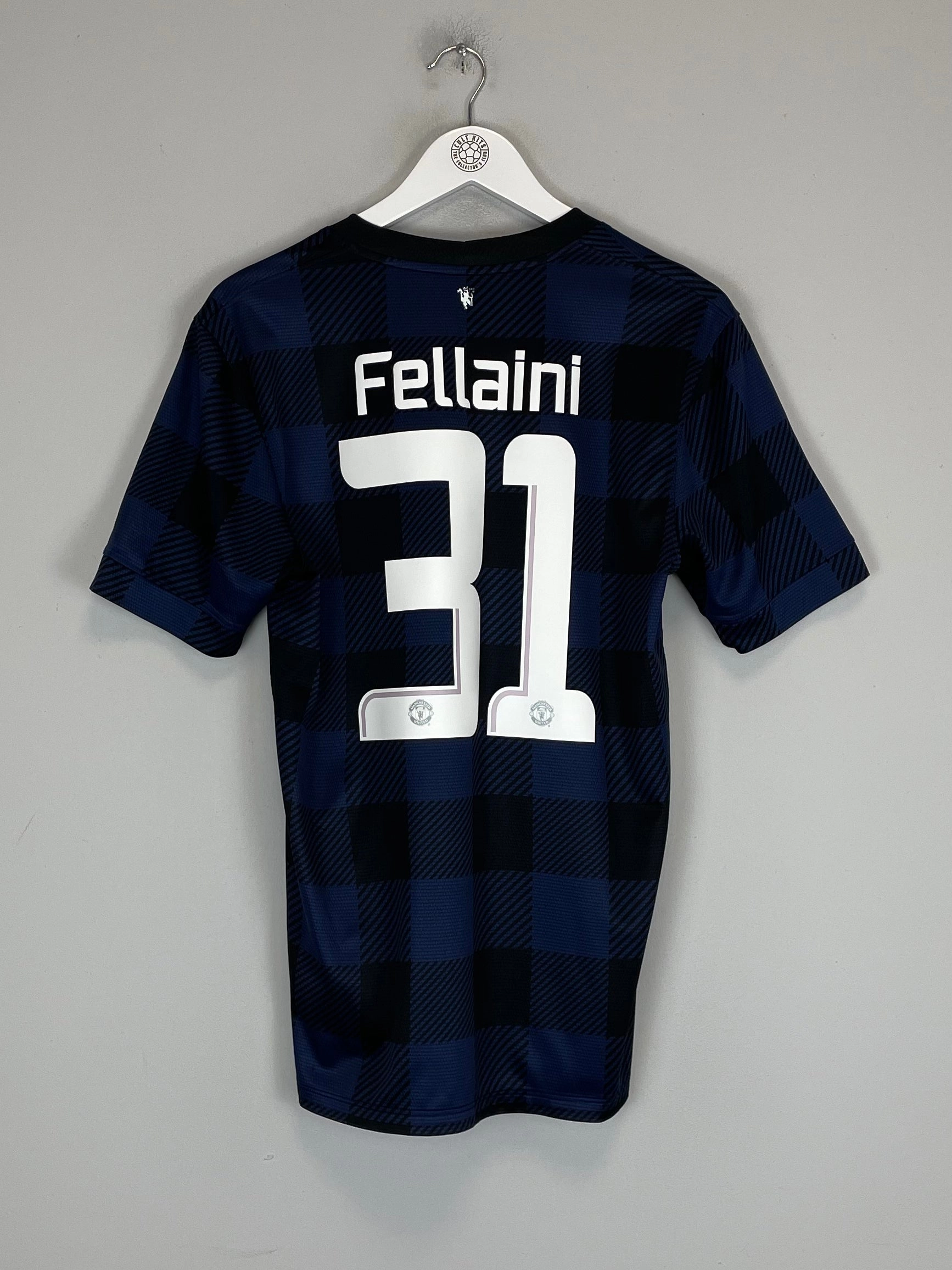 2013/14 MANCHESTER UNITED FELLAINI #31 AWAY SHIRT (S) NIKE Pro Fit Drop Shoulder