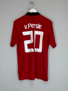2013/14 MANCHESTER UNITED V.PERSIE #20 HOME SHIRT (L) NIKE Vapor Transfer Fabric