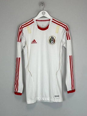 Reinforced Shoulder Panels 2013/14 MEXICO *PLAYER ISSUE* L/S AWAY SHIRT (M) ADIDAS