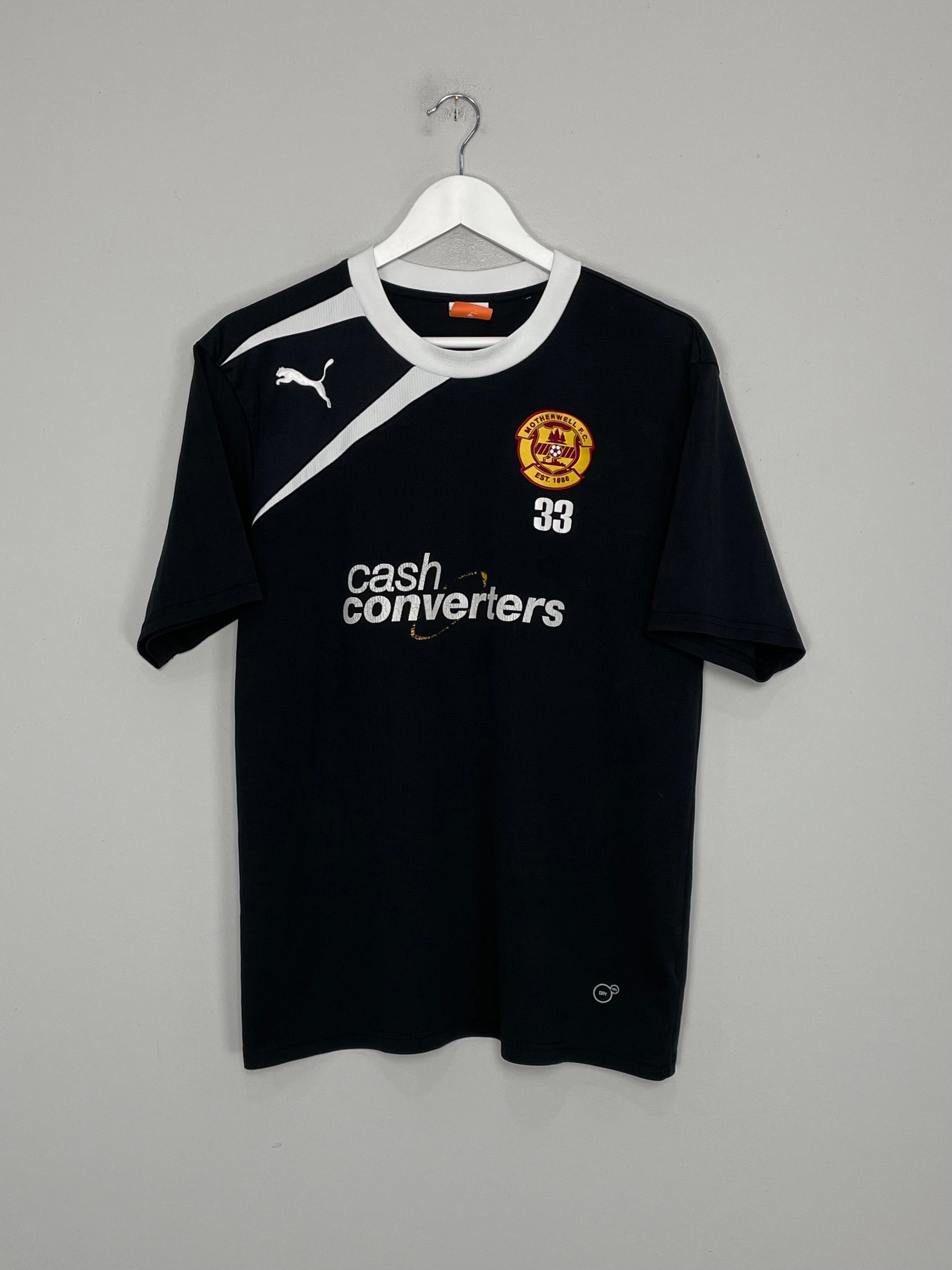 2013/14 MOTHERWELL #33 *PLAYER ISSUE* TRAINING SHIRT (L) PUMA Double Stitched Edges