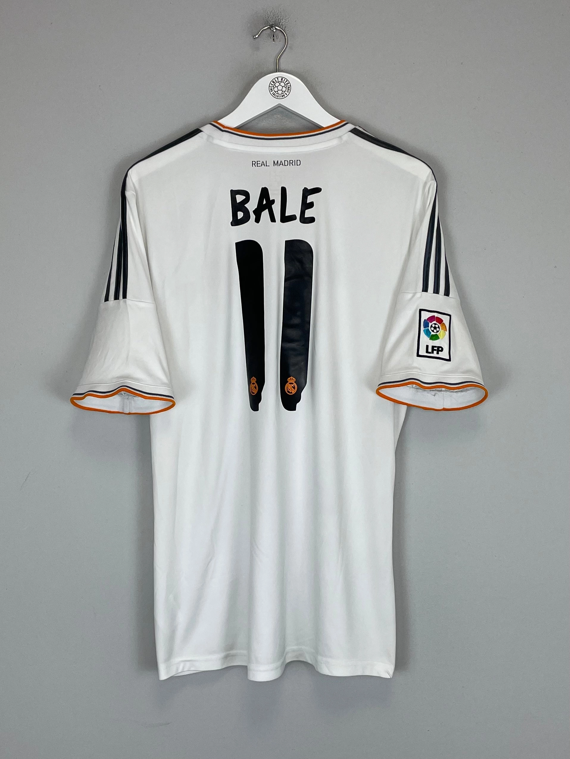 Mesh Ventilation Zones Street Active 2013/14 REAL MADRID BALE #11 HOME SHIRT (L) ADIDAS