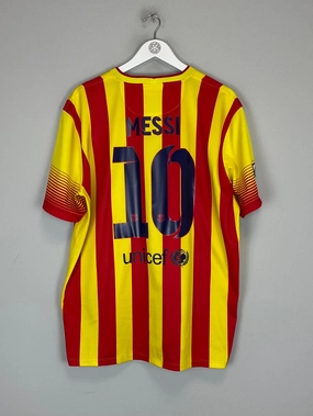Total Ease Unisex style 2013/15 BARCELONA MESSI #10 AWAY SHIRT (XL) NIKE