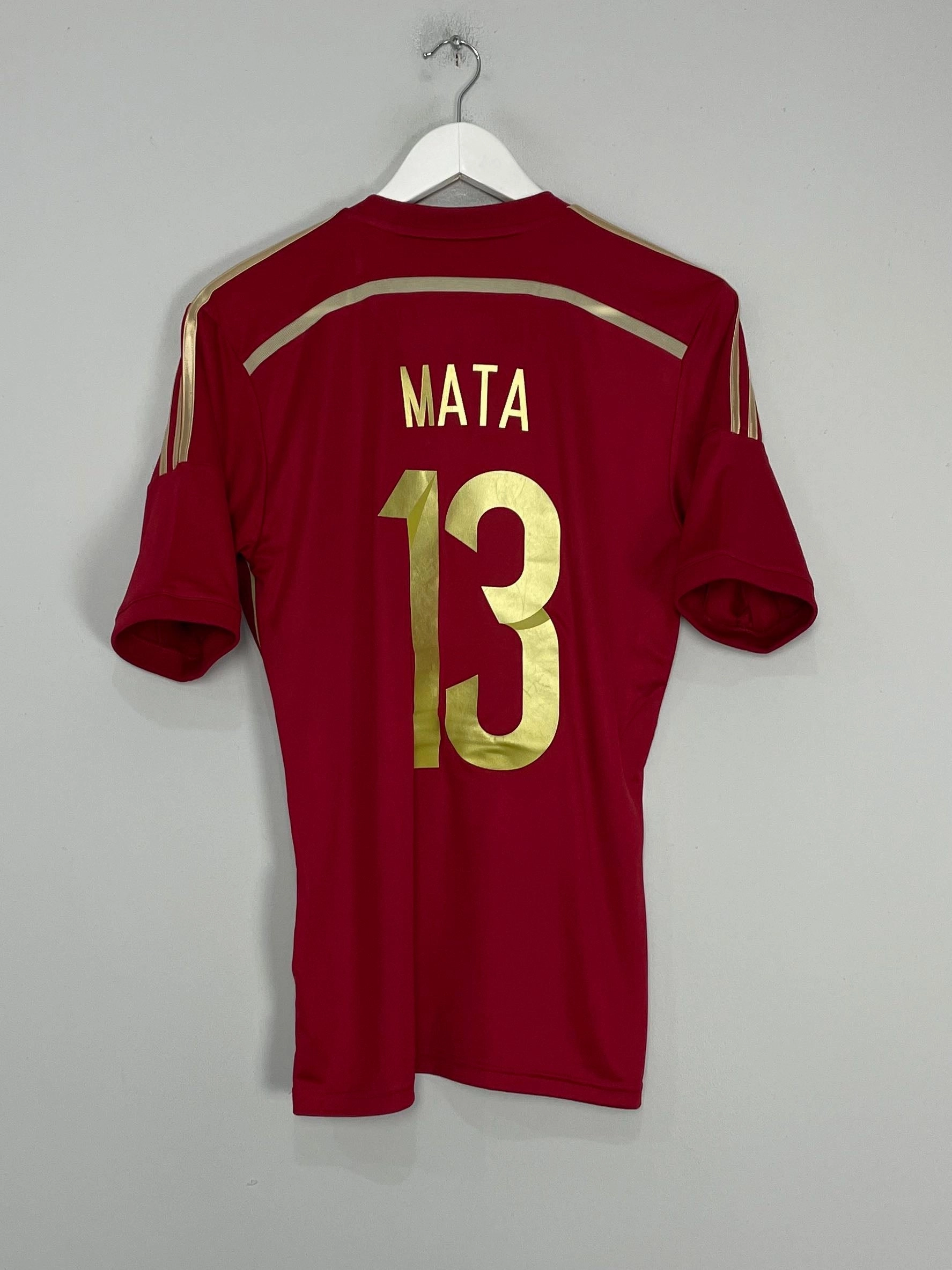 2013/15 SPAIN MATA #13 HOME SHIRT (S) ADIDAS Ultra Soft Feel