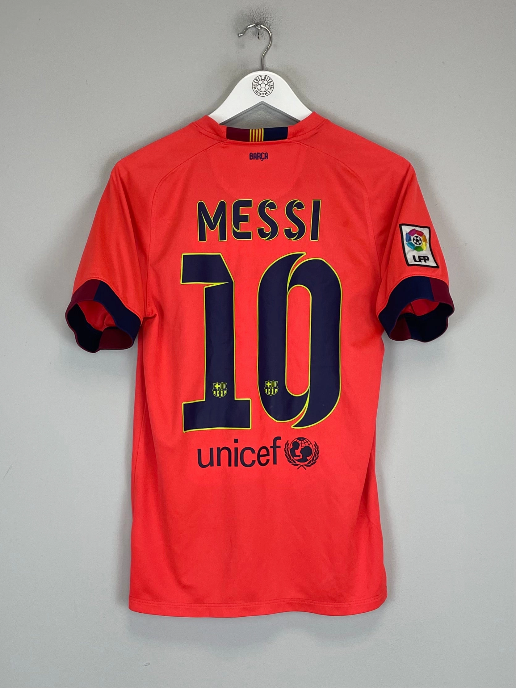 Comfort Fit Design 2014/15 BARCELONA MESSI #10 AWAY SHIRT (S) NIKE