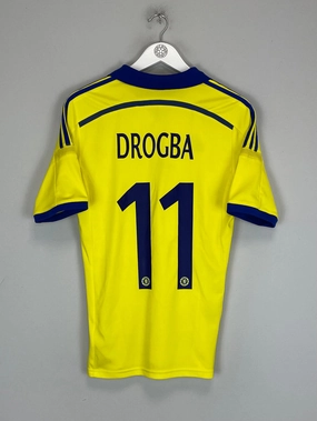 2014/15 CHELSEA DROGBA #11 AWAY SHIRT (S) ADIDAS Reflective details Raglan Sleeve Construction