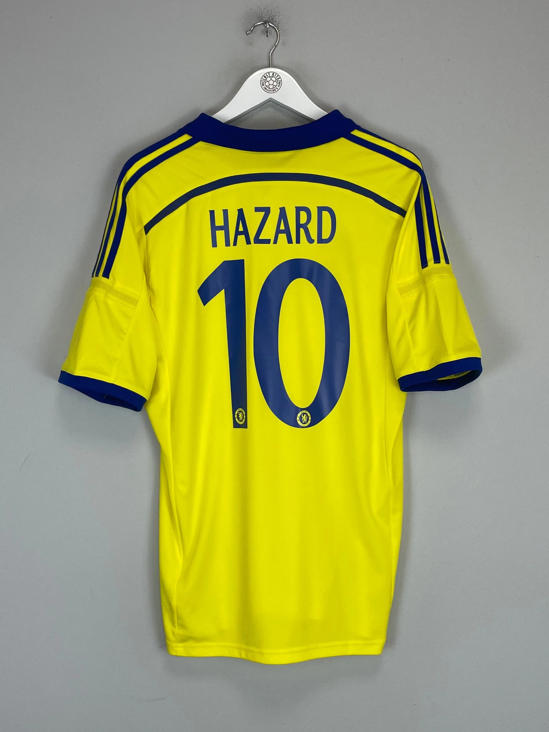 2014/15 CHELSEA HAZARD #10 AWAY SHIRT (L) ADIDAS Muscle Motion