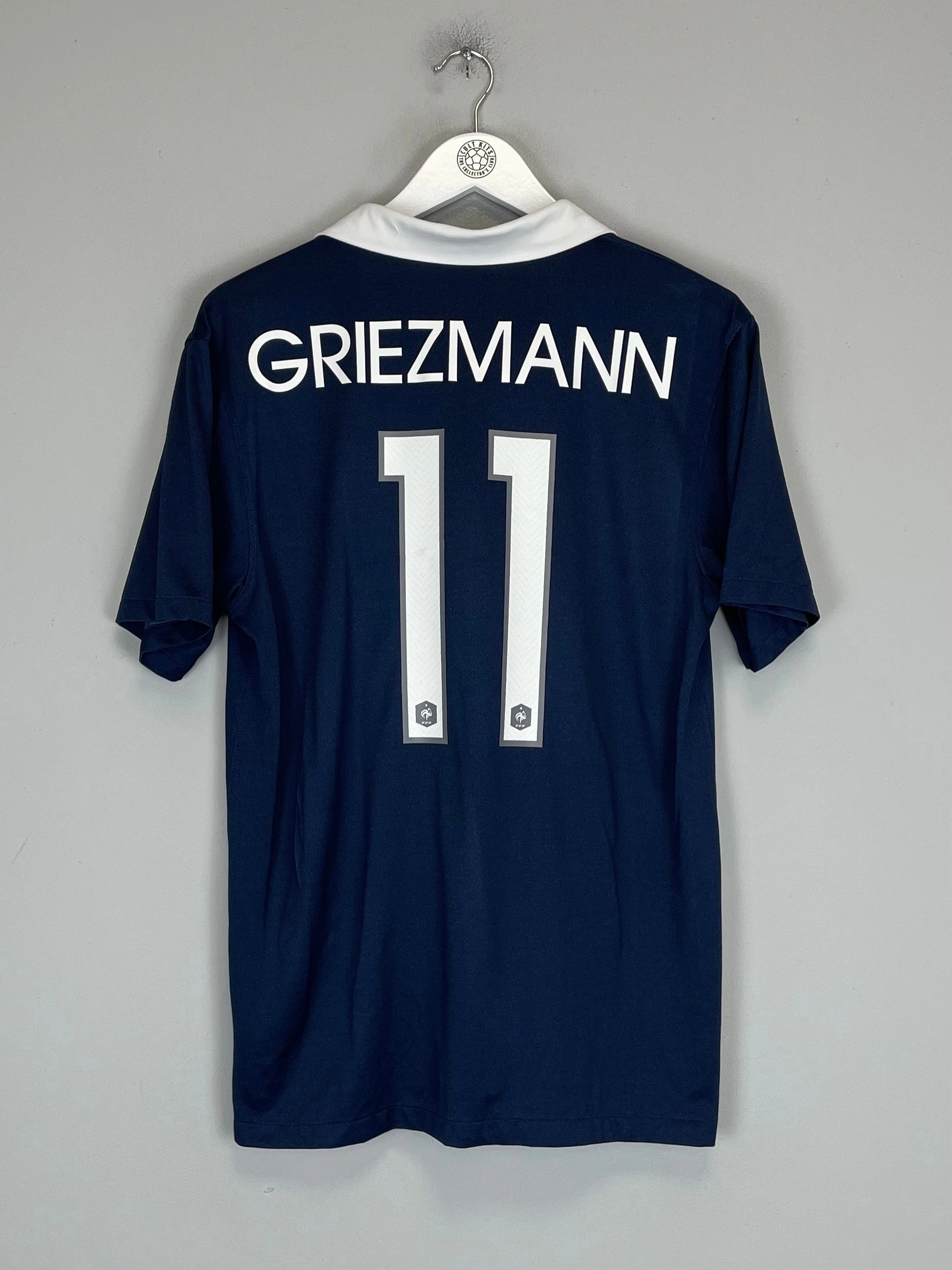 2014/15 FRANCE GRIEZMANN #11 HOME SHIRT (M) NIKE Ultra Soft Weave Mesh Detail