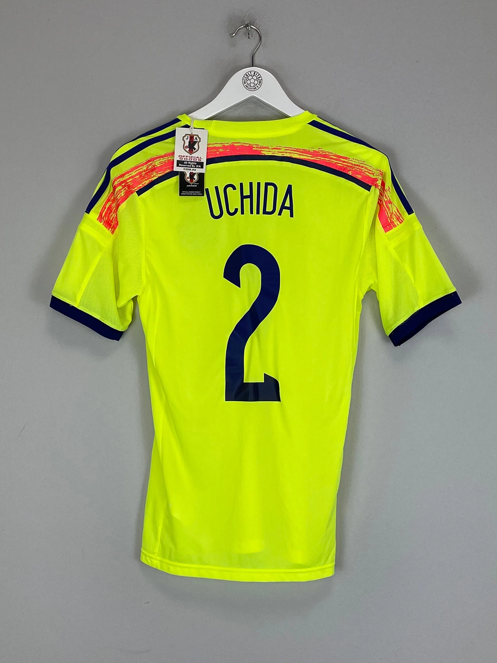 2014/15 JAPAN UCHIDA #6 *PLAYER ISSUE* BNWT AWAY SHIRT (M) ADIDAS Hybrid Ply Construction Training Look