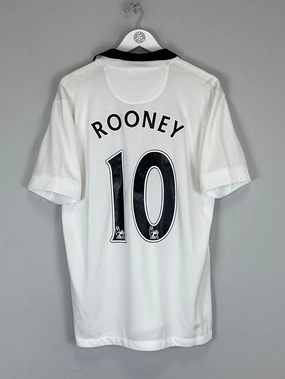 Friction Reducing Inner Layer Aerodynamic Cut 2014/15 MANCHESTER UNITED ROONEY #10 AWAY SHIRT (L) NIKE