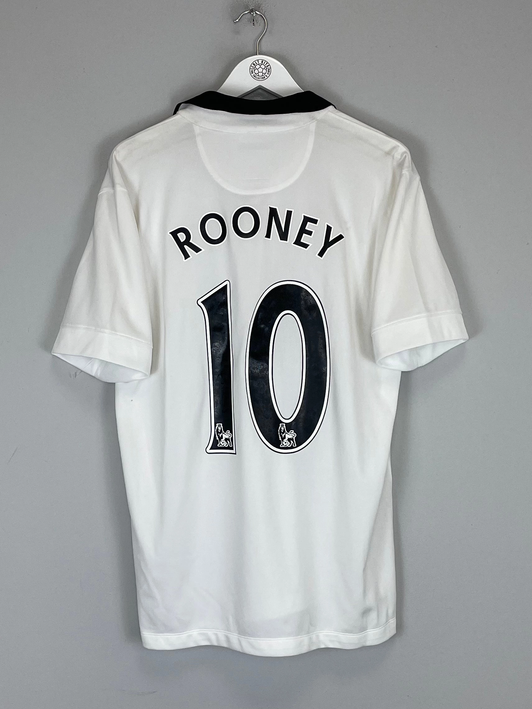 Friction Reducing Inner Layer Aerodynamic Cut 2014/15 MANCHESTER UNITED ROONEY #10 AWAY SHIRT (L) NIKE