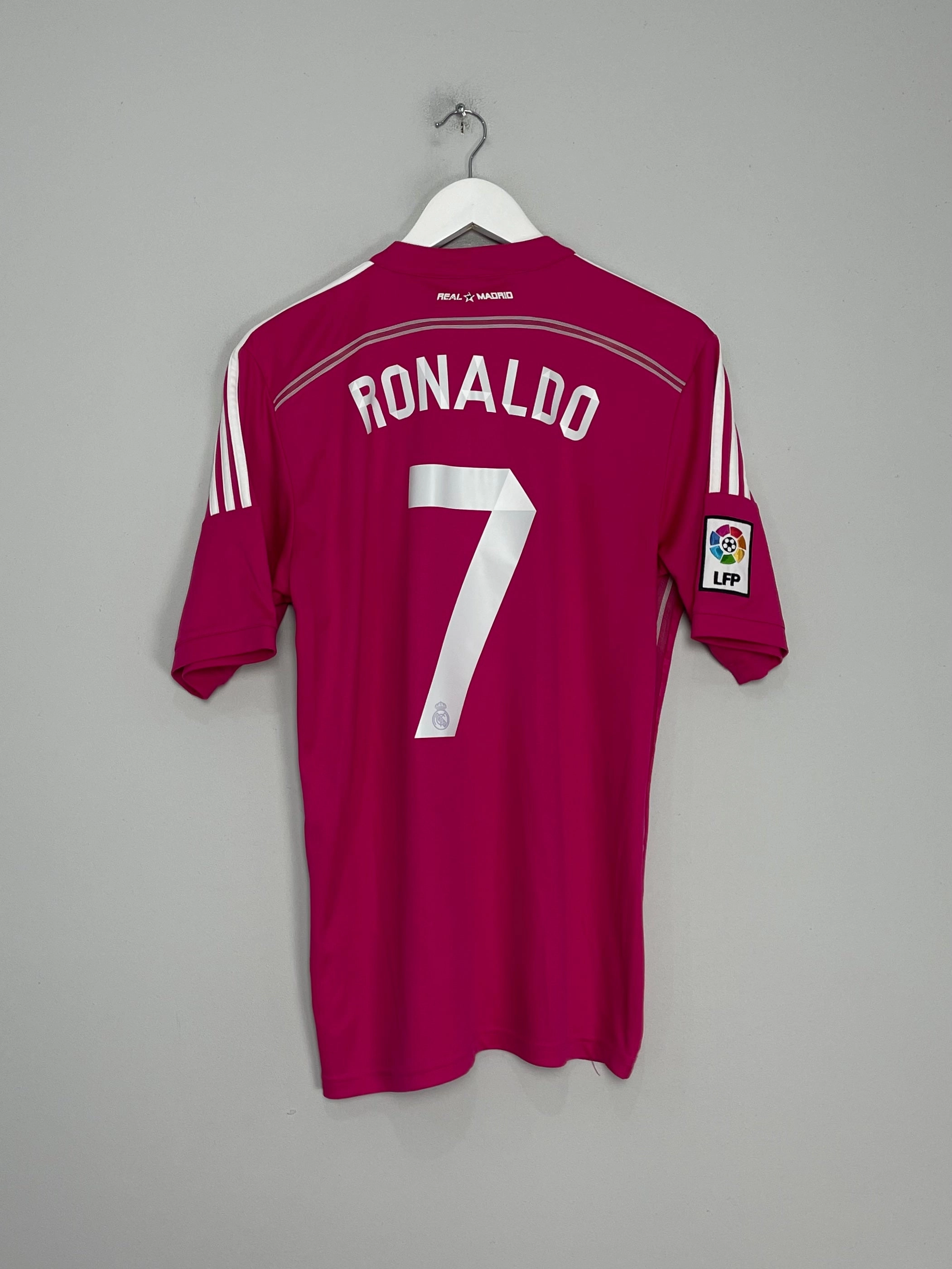 Comfortable apparel Seamless Wear 2014/15 REAL MADRID RONALDO #7 AWAY SHIRT (M) ADIDAS