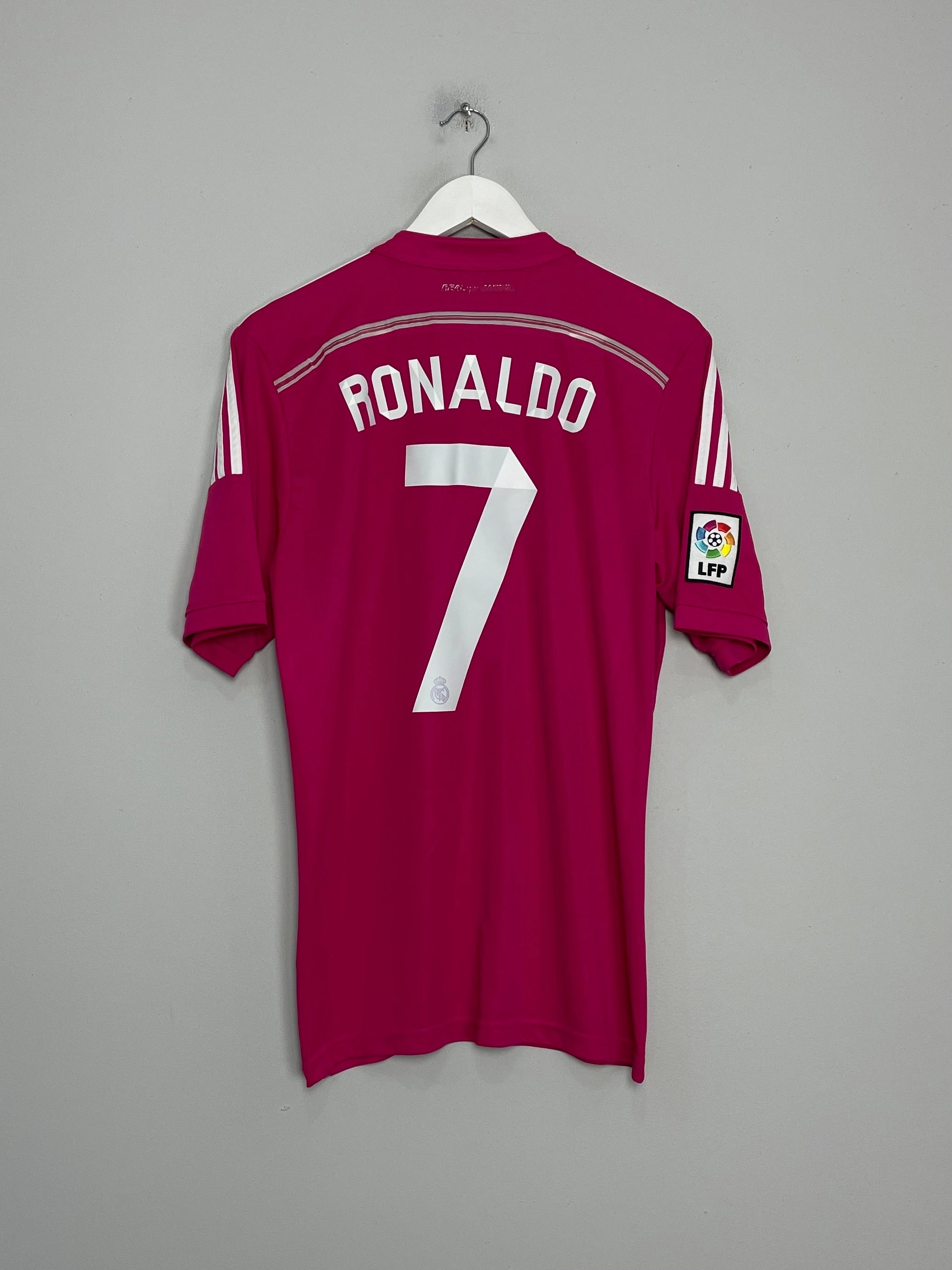 Soft Inner Lining Active Comfort 2014/15 REAL MADRID RONALDO #7 AWAY SHIRT (M) ADIDAS