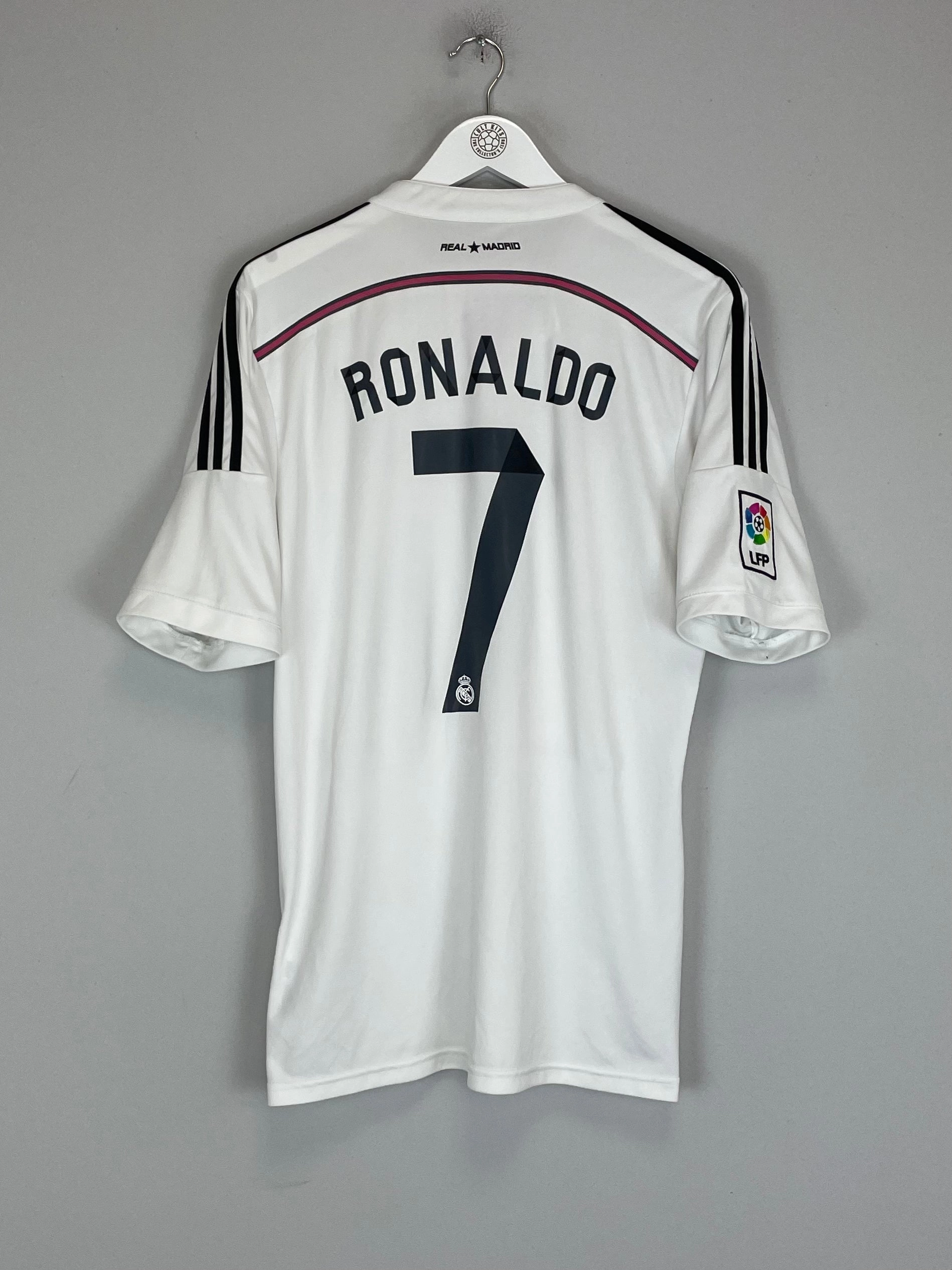 Heat Transfer Graphics 2014/15 REAL MADRID RONALDO #7 HOME SHIRT (L) ADIDAS