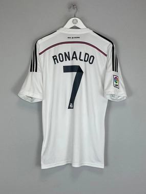 Heat Transfer Graphics 2014/15 REAL MADRID RONALDO #7 HOME SHIRT (L) ADIDAS