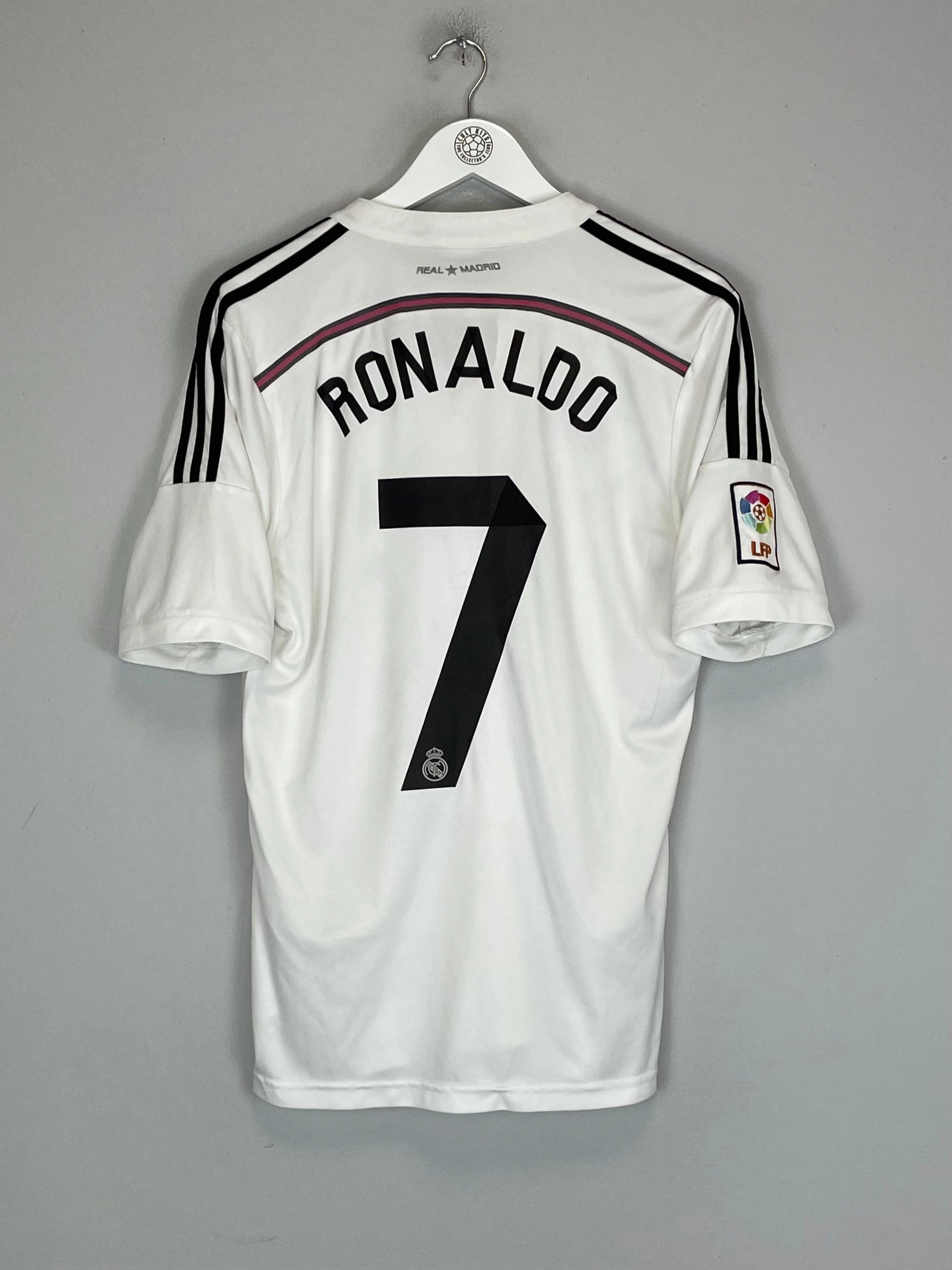 Mesh Panel 2014/15 REAL MADRID RONALDO #7 HOME SHIRT (M) ADIDAS