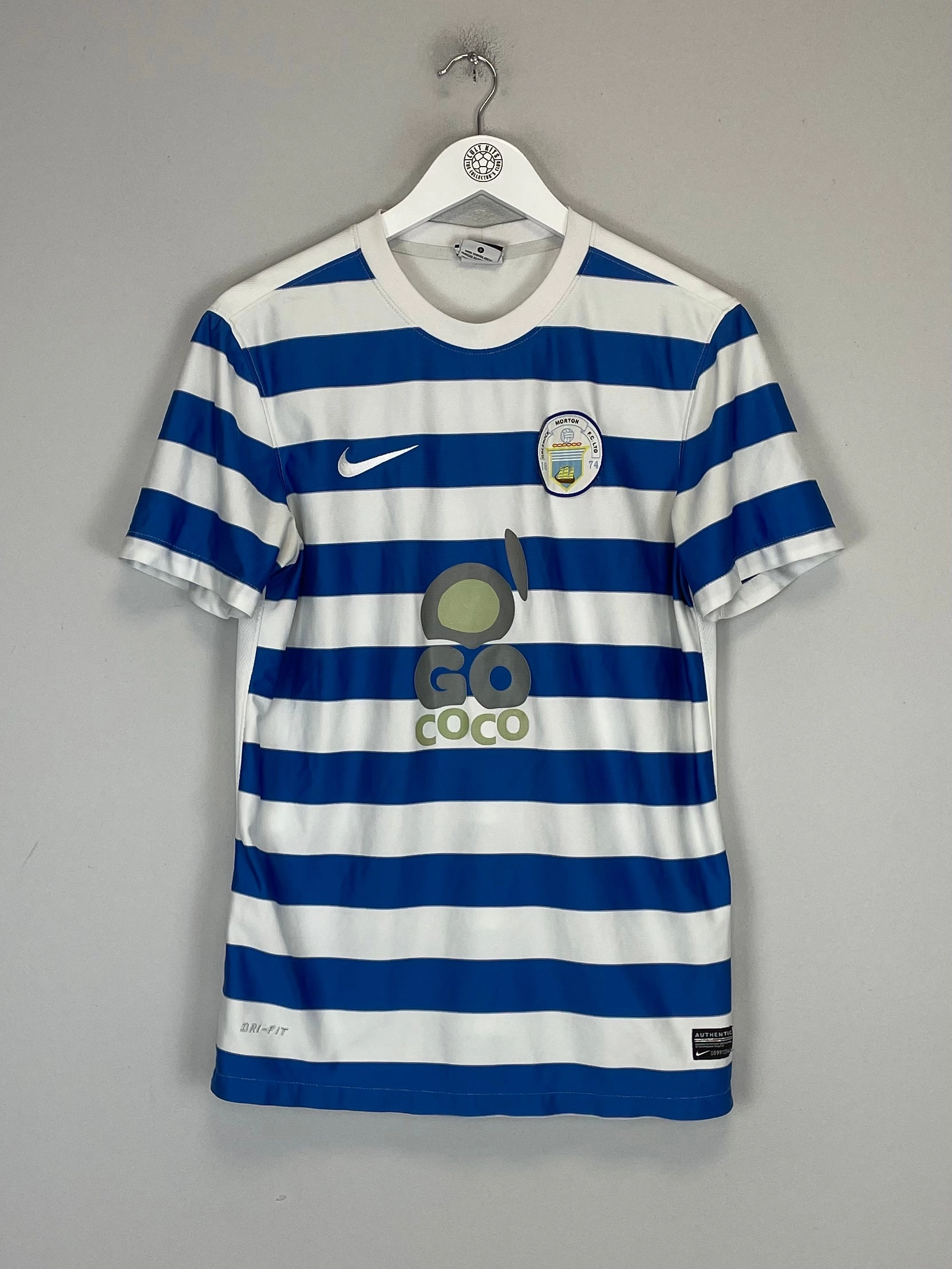 2015/16 GREENOCK MORTON #22 HOME SHIRT (S) NIKE Lightweight Gear Matte Surface Finish