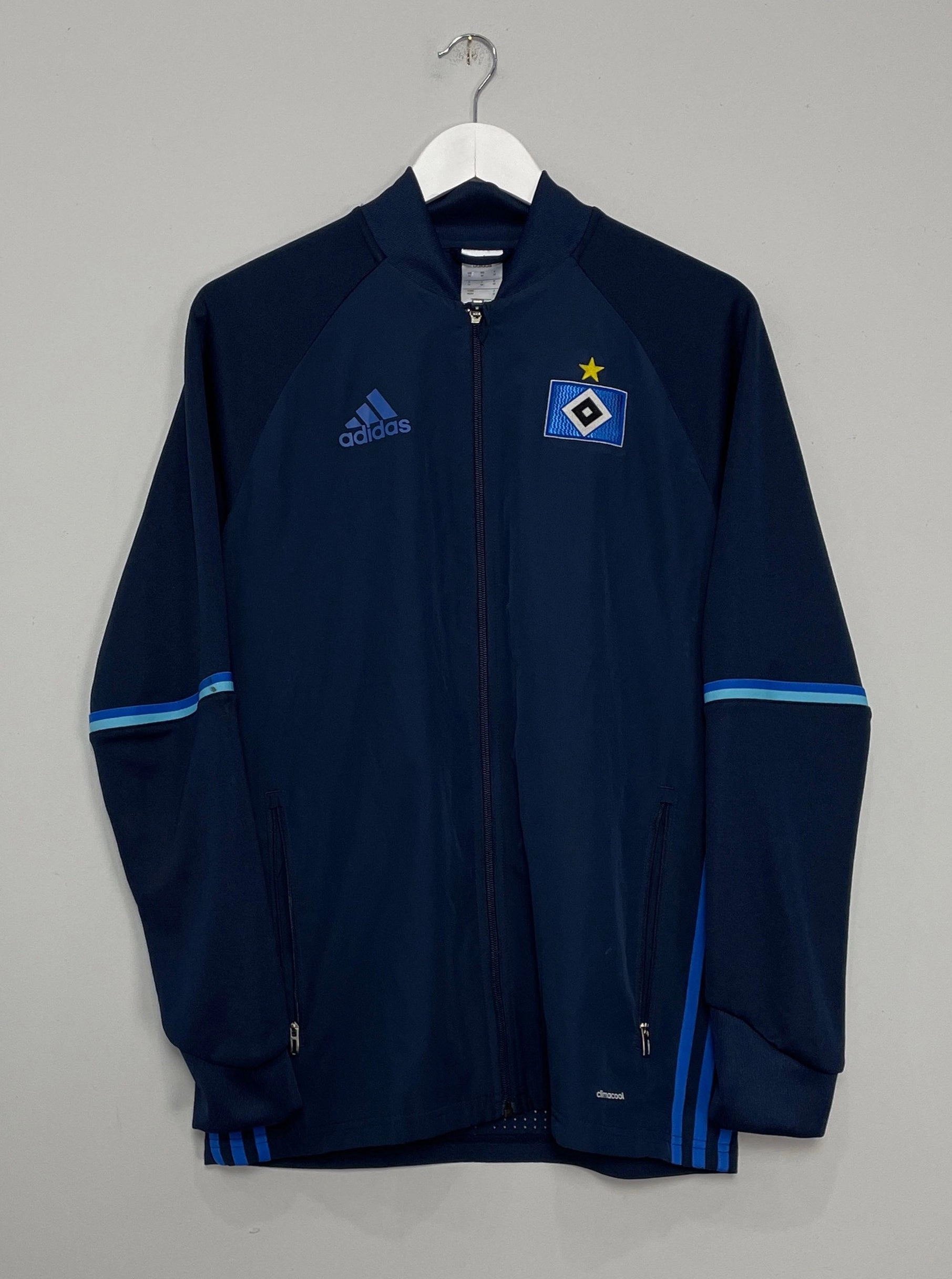 2015/16 HAMBURG TRAINING JACKET (M) ADIDAS Flexible Neck Opening Soft Grip