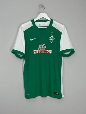 Raglan Sleeve Integration 2015/16 WERDER BREMEN HOME SHIRT (L) NIKE