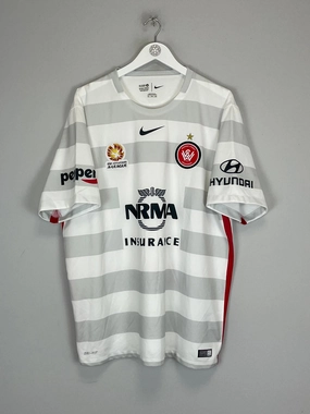 2015/16 WESTERN SYDNEY WANDERERS AWAY SHIRT (XXL) NIKE Dual Layer