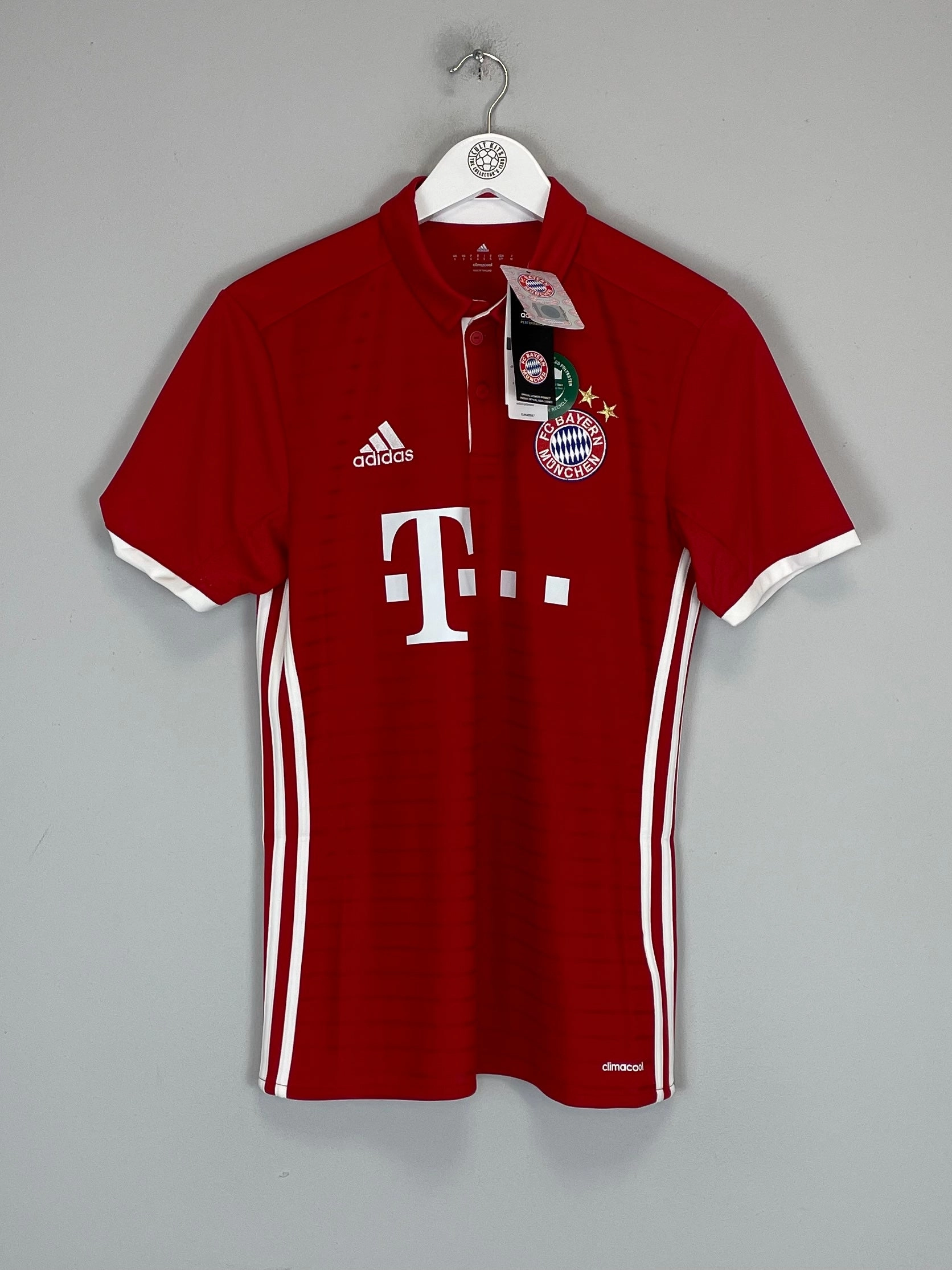 Stretch Lines 2016/17 BAYERN MUNICH *BNWT* HOME SHIRT (S) ADIDAS