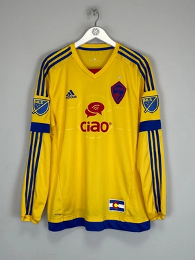 Non Restrictive Armholes 2016/17 COLORADO RAPIDS #18 *PLAYER ISSUE* L/S AWAY SHIRT (XL) ADIDAS