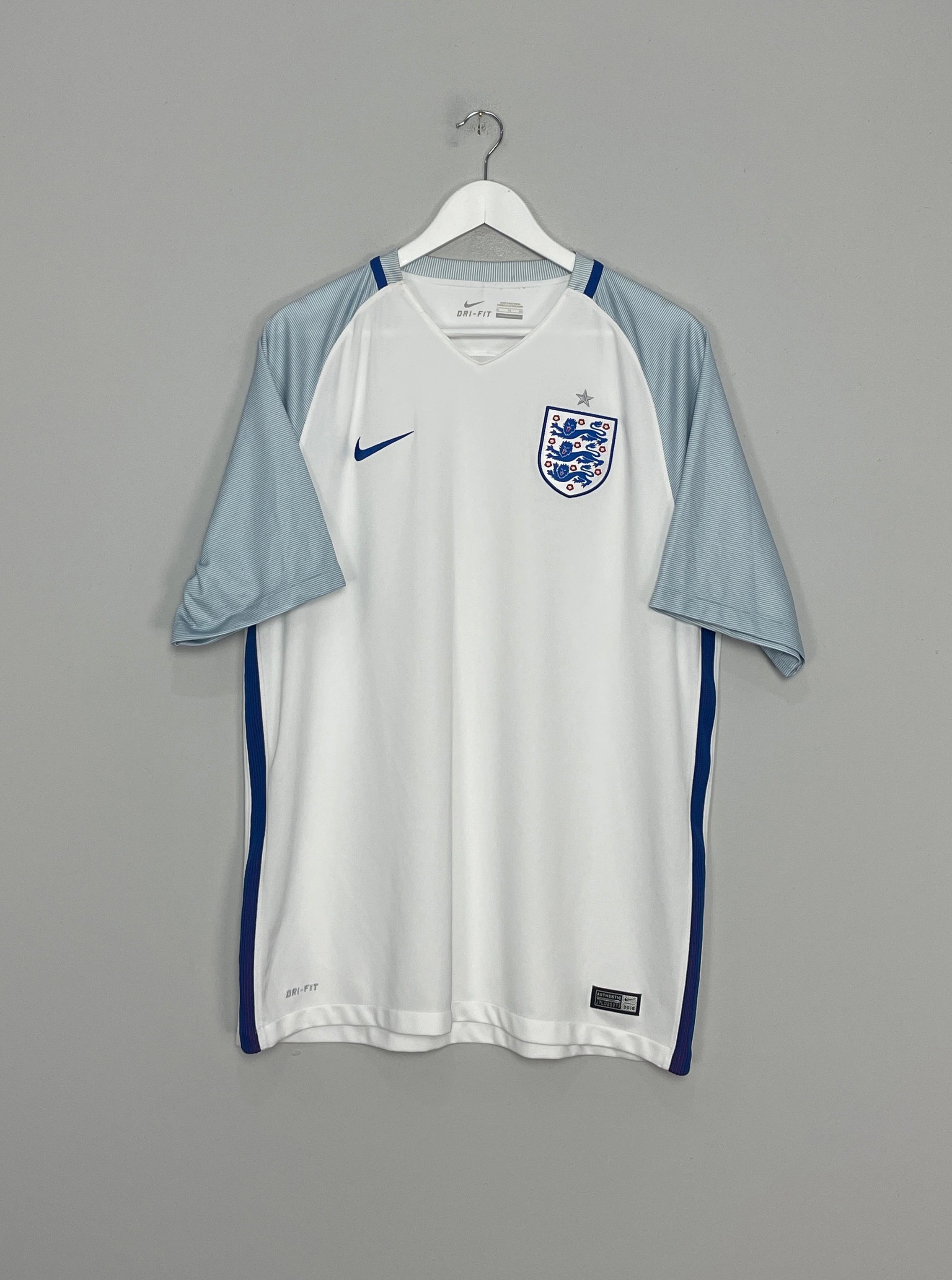 2016/17 ENGLAND HOME SHIRT (XL) NIKE Dual Layer Sport Performance