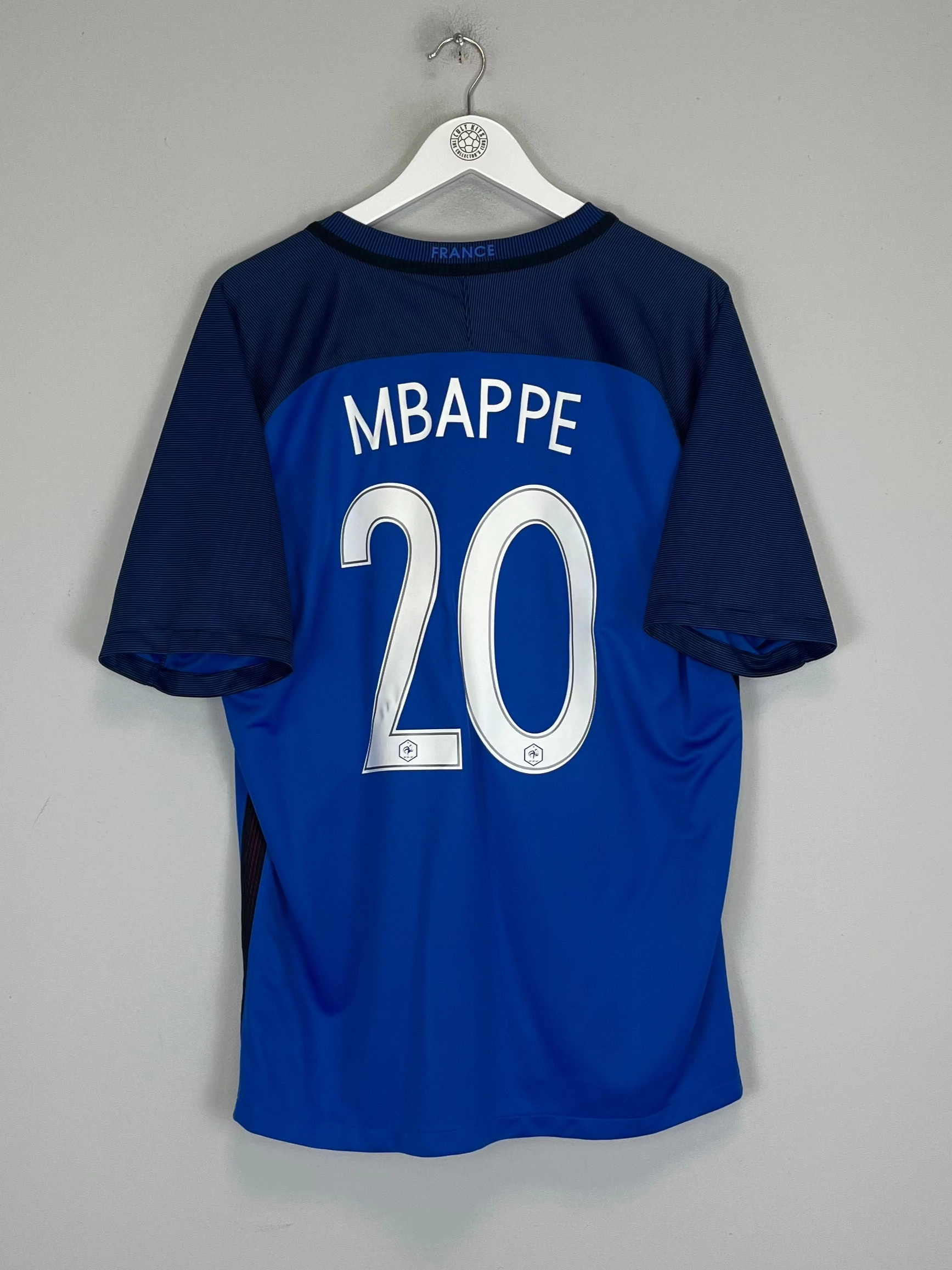 2016/17 FRANCE MBAPPE #20 HOME SHIRT (XL) NIKE Pro Fit