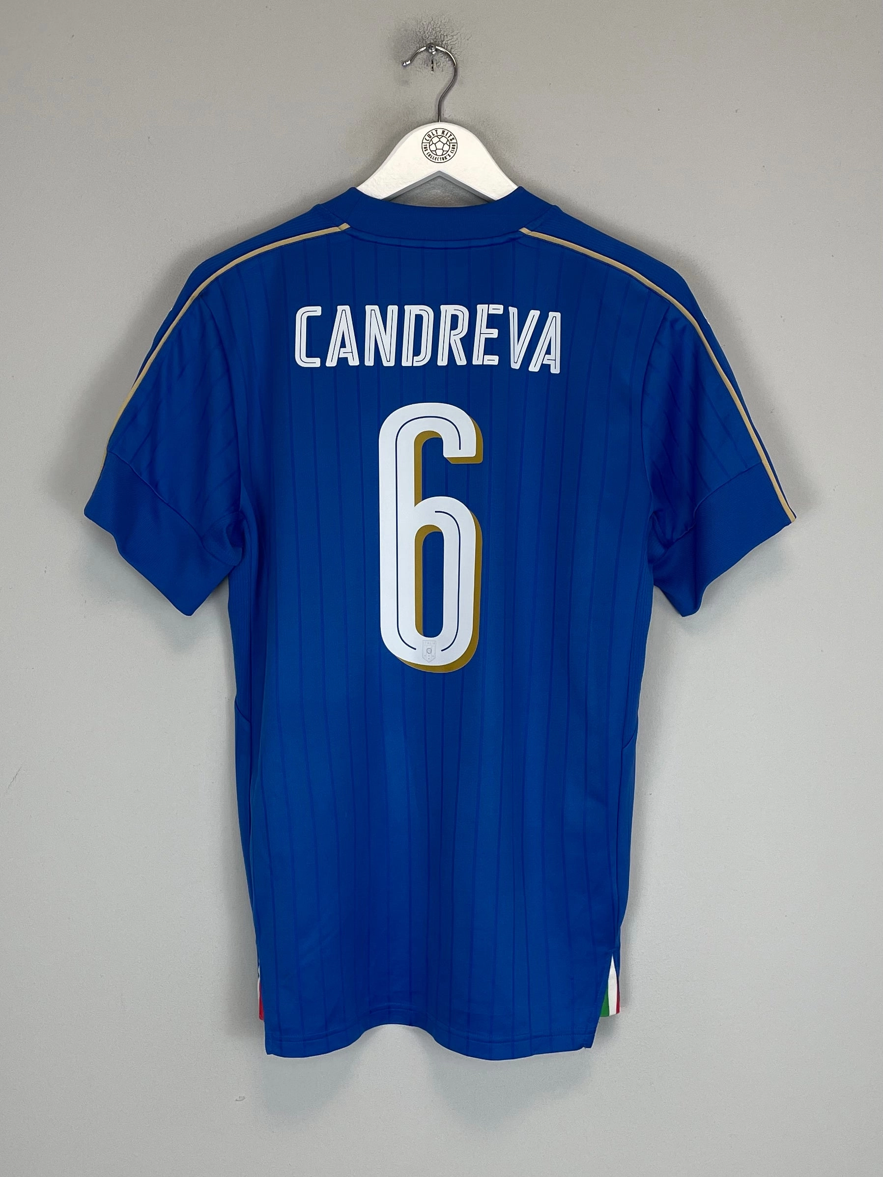 2016/17 ITALY CANDREVA #6 HOME SHIRT (M) PUMA Performance Gear