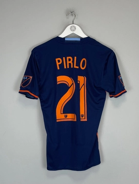 2016/17 NEW YORK CITY PIRLO #21 AUTHENTIC AWAY SHIRT (S) ADIDAS Athletic Ribbed Cuffs