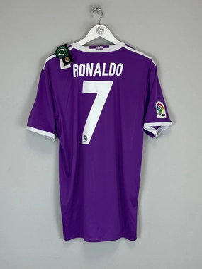 Easy Flow 2016/17 REAL MADRID RONALDO #7 *BNWT* AWAY SHIRT (L) ADIDAS