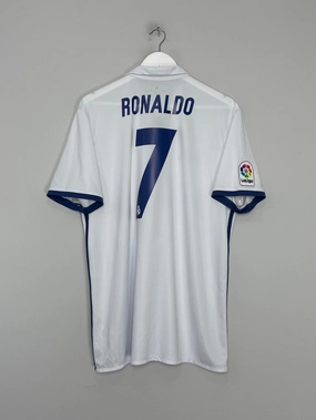 Flexible Design Thermal Retention Lining 2016/17 REAL MADRID RONALDO #7 HOME SHIRT (XL) ADIDAS