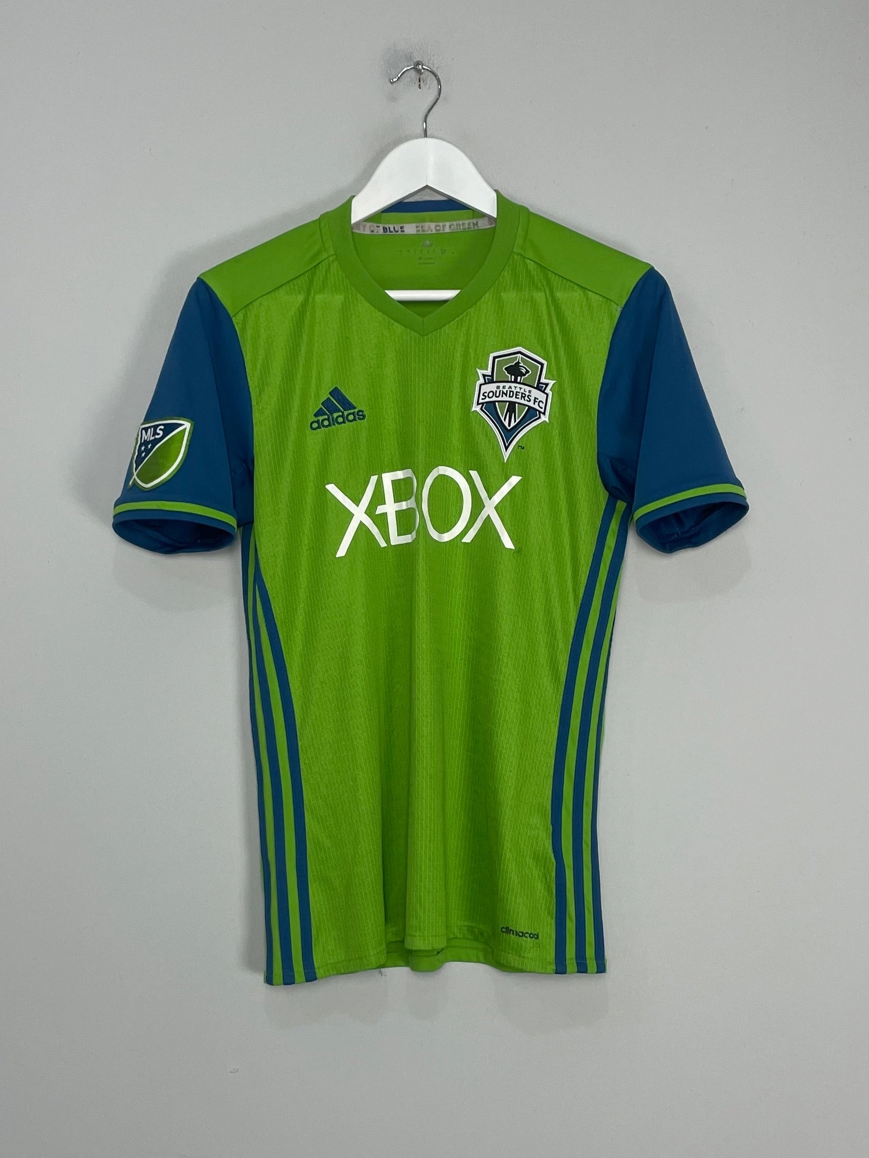 2016/17 SEATTLE SOUNDERS HOME SHIRT (S) ADIDAS Athletic gear Double Stitched Edges