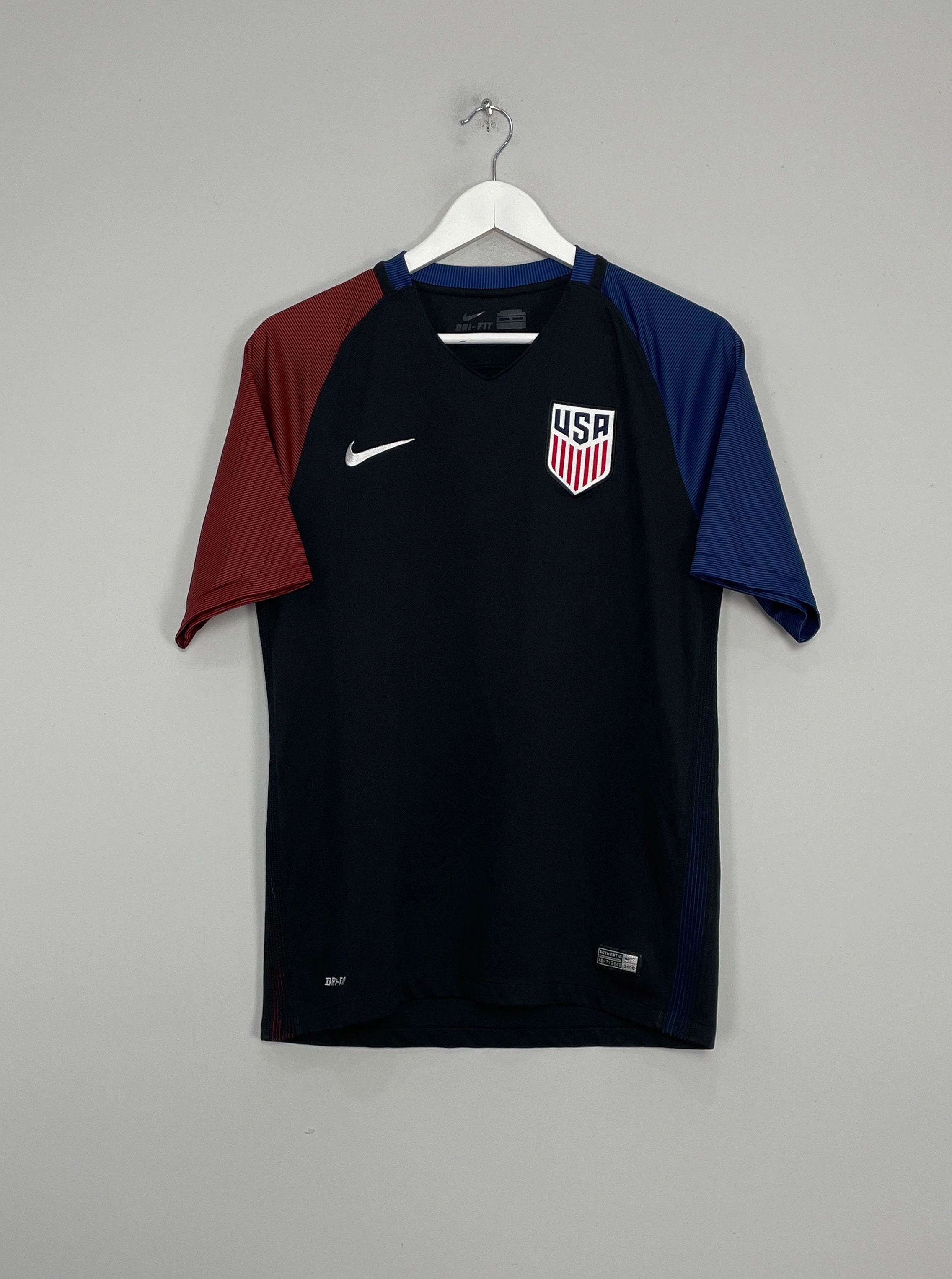 Pre Shrunk Fabric Fitted Look 2016/17 USA AWAY SHIRT (M) NIKE