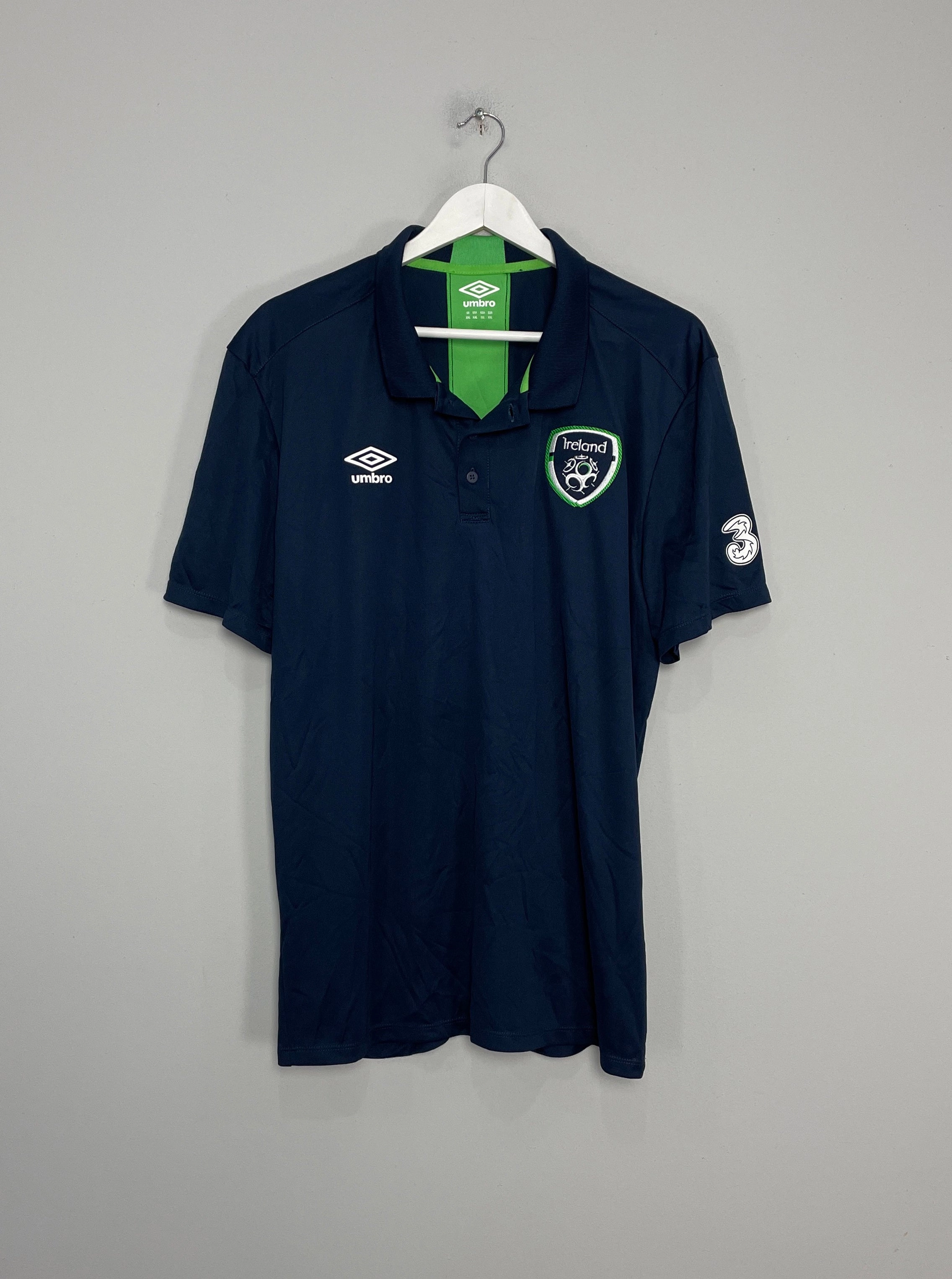 Durable Double Stitched Sport Layer 2016 IRELAND POLO SHIRT (XXL) UMBRO