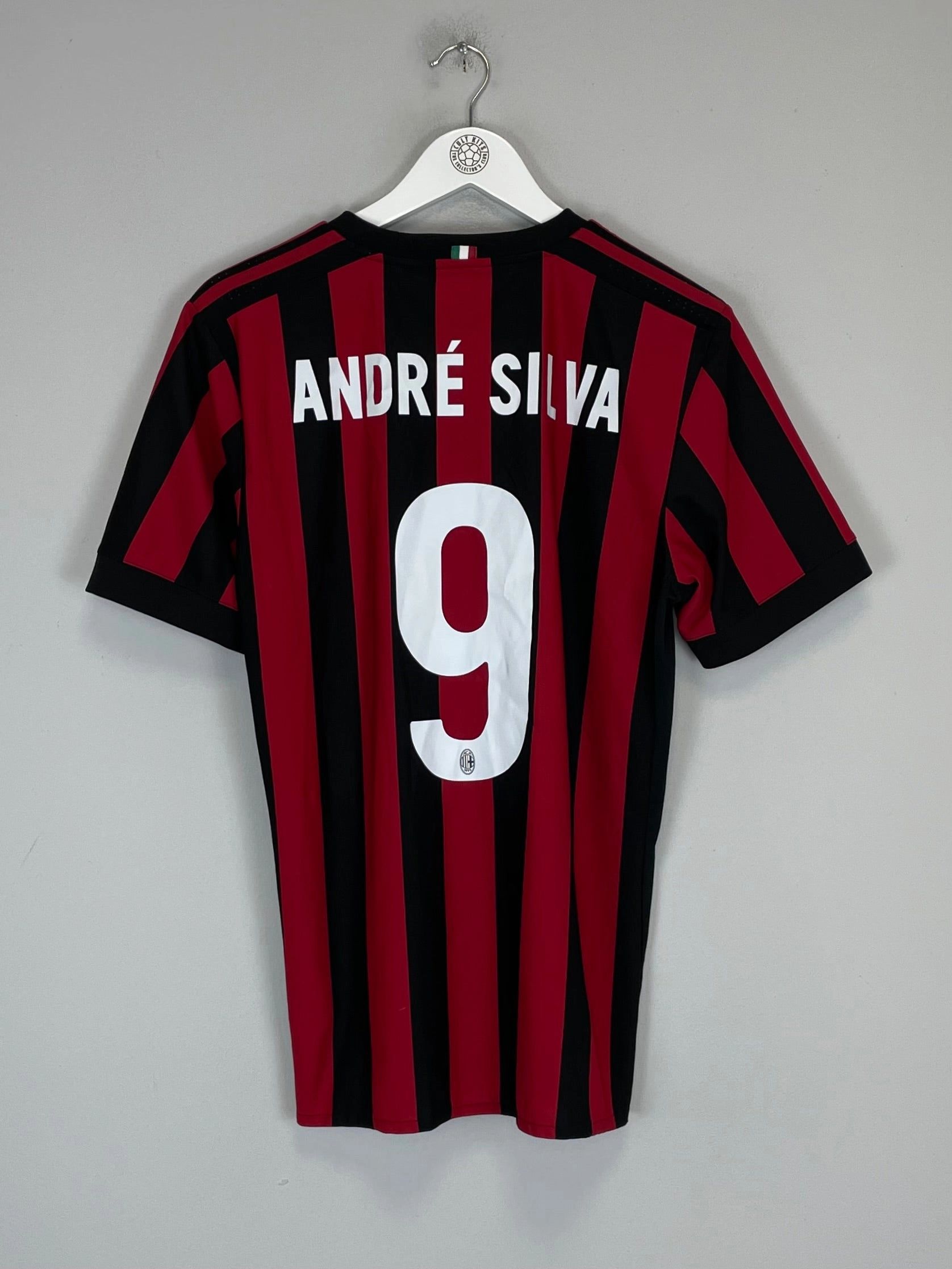 sporty wear Training Flex 2017/18 AC MILAN ANDRE SILVA #9 HOME SHIRT (M) ADIDAS