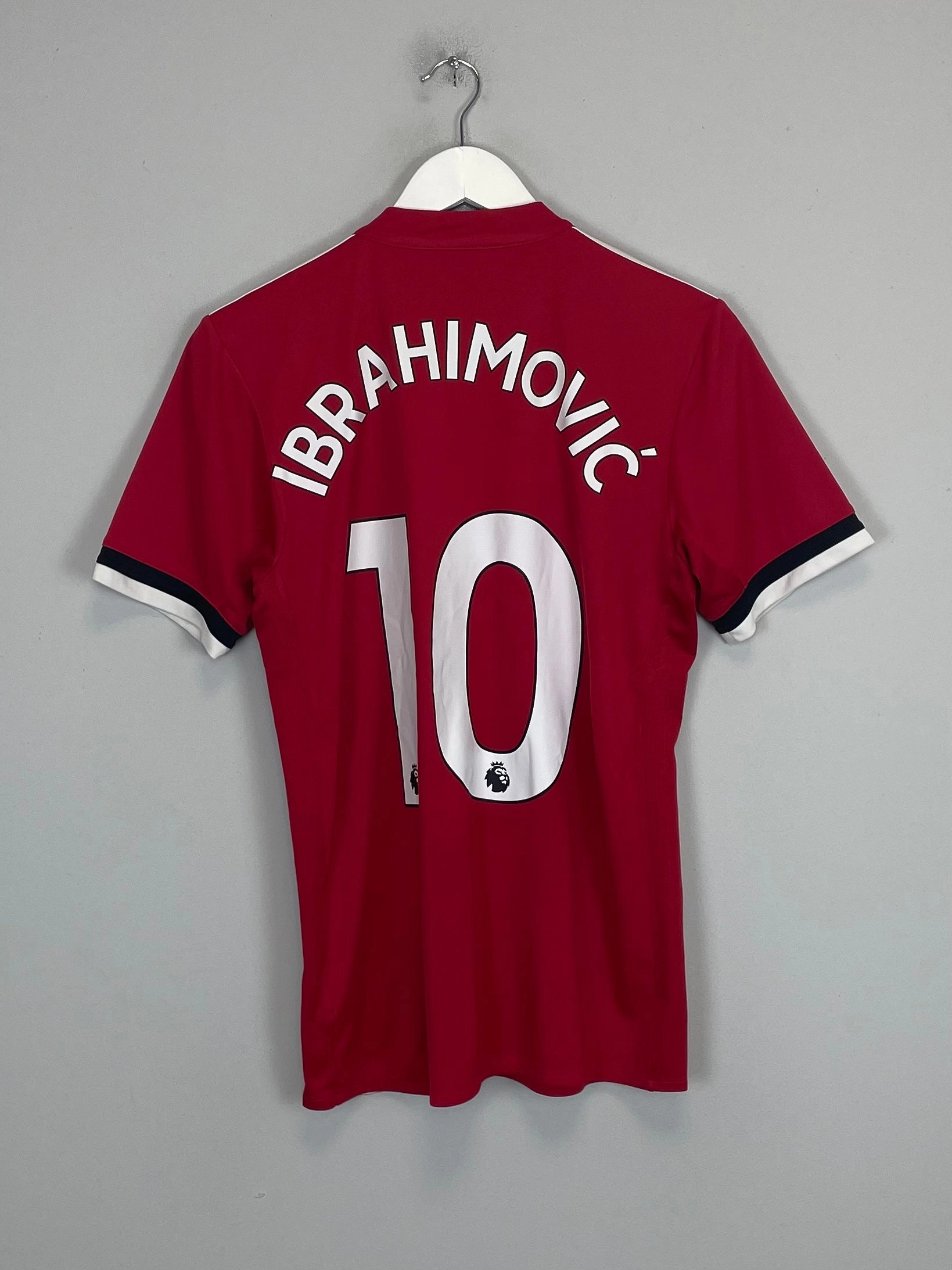 Performance Driven Design Comfortable fit 2017/18 MANCHESTER UNITED IBRAHIMOVIC #10 HOME SHIRT (S) ADIDAS
