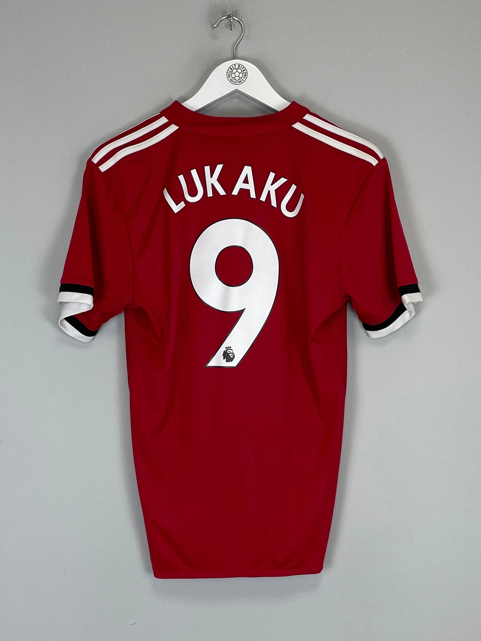 2017/18 MANCHESTER UNITED LUKAKU #9 HOME SHIRT (S) ADIDAS Pulse Fit
