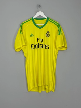 Timeless Design Street Fit 2017/18 REAL MADRID *AUTHENTIC* GK SHIRT (XL) ADIDAS