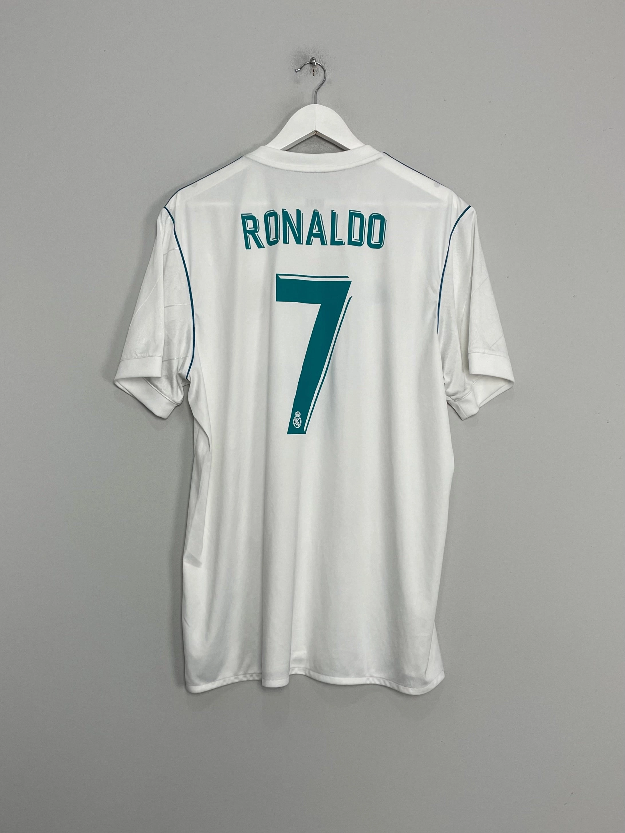 2017/18 REAL MADRID RONALDO #7 HOME SHIRT (XL) ADIDAS Performance Layer