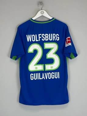 2017/18 WOLFSBURG GUILAVOGUI #23 AWAY SHIRT (L) NIKE Stretch Material Motion Boost